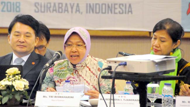 Risma Paparkan Eco Design Surabaya di Forum UNIDO-PBB