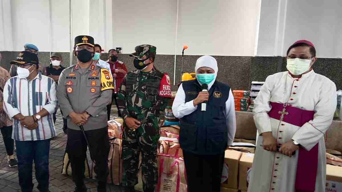 Gubernur Jatim bersama Kapolda Kunjungi Gereja Katedral Santa Maria dari Gunung Karmel