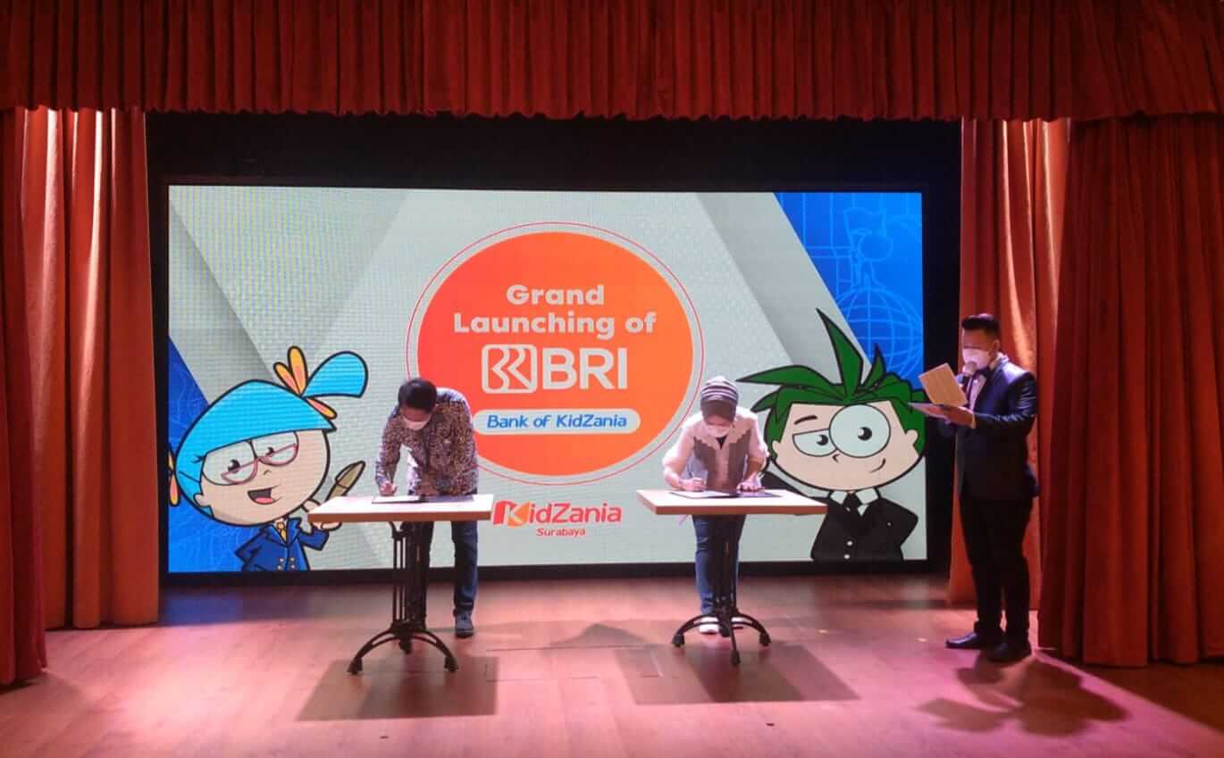 Kenalkan Literasi Keuangan dan Dunia Perbankan untuk Anak, BRI Launching Bank di Kidzania Surabaya