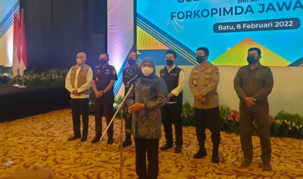 Gelar Rakor bersama Forkopimda Jatim, Gubernur Tegaskan Tak Akan Berlakukan PPKM