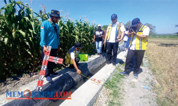 Pembangunan Irigasi Program Padat Karya di Situbondo Dilakukan Pengecekan Tim BBWS